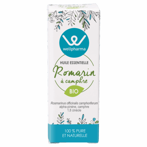 Huile essentielle Romarin à camphre Bio