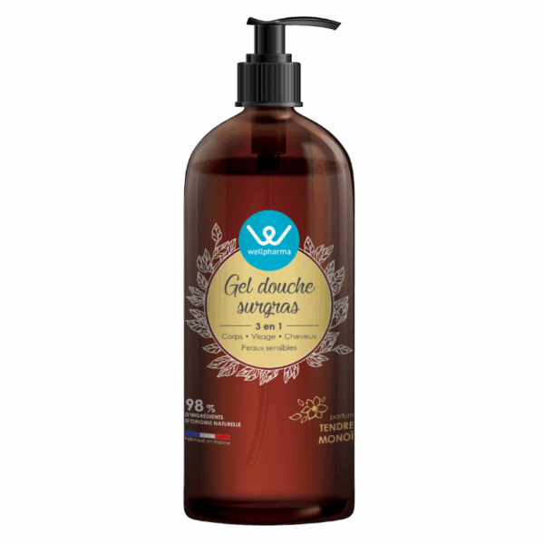 Gel douche tendre monoï