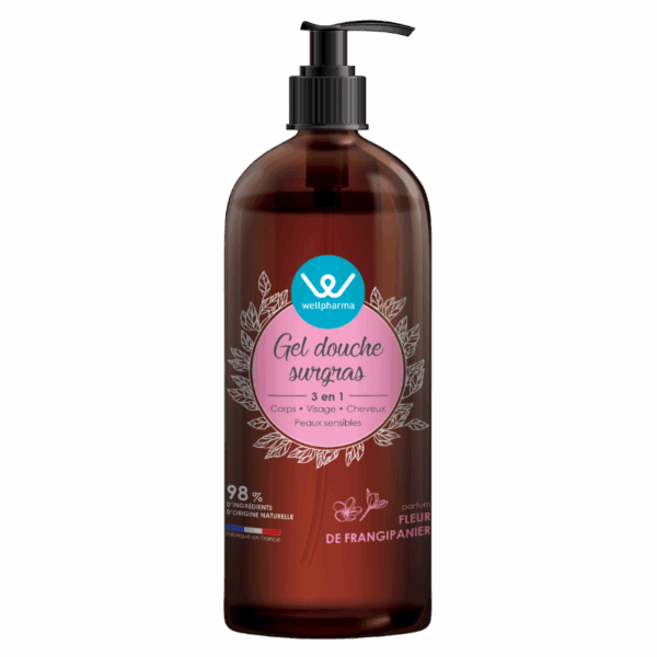 Gel douche fleur de frangipanier