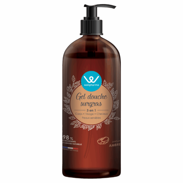 Gel douche ambre